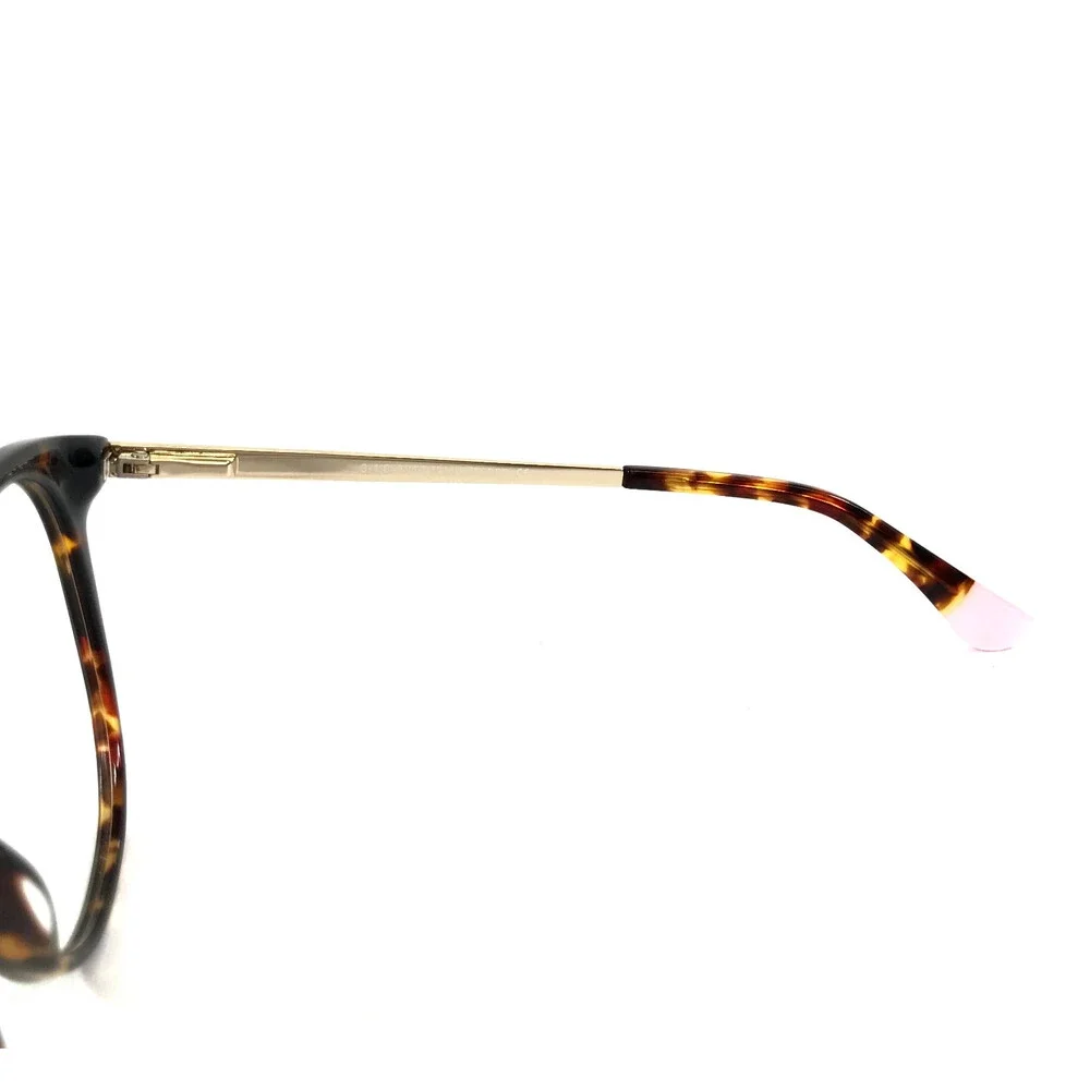 Victoria's Secret Eyeglasses Frames VS5004 052 Tortoise Gold Round 53-17-140